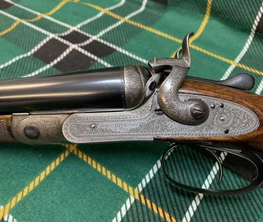 SOLD - John Dickson & Son Hammer Gun, made in 1876