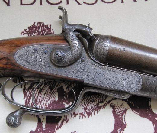New Inventory - John Dickson & Son Hammer Gun, made in 1882 for Charles Gordon