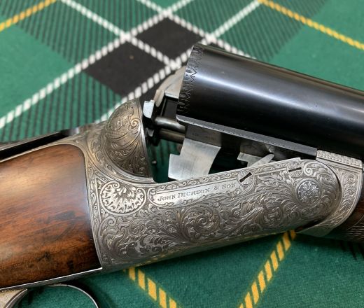 SOLD - Magnificent Kell engraved John Dickson & Son Round-Action, made in 1926
